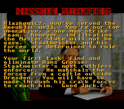 Wolfenstein 3D screenshot 4 for Super Nintendo